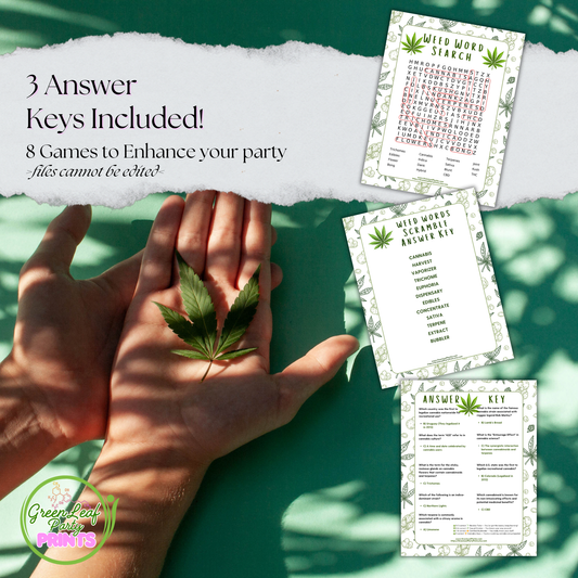 Digital Cannabis Party Game Bundle